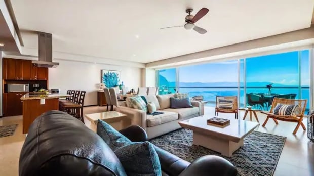 Coastal Airbnb with breathtaking views