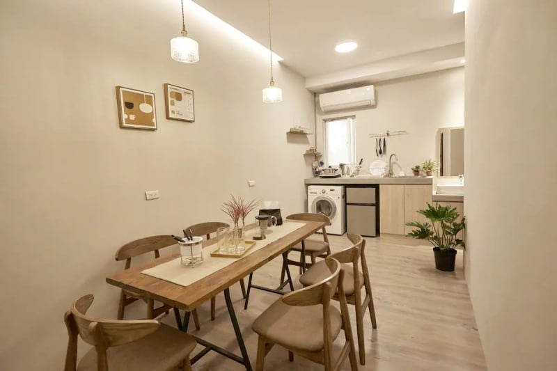 kitchen in vacation rental