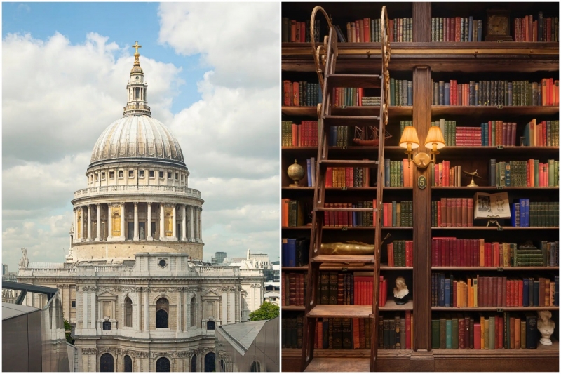 hidden library st. paul's cathedral airbnb