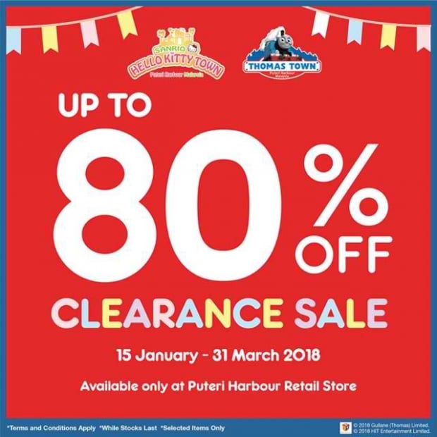 Up to 80% Clearance Sale for Admission Tickets in Puteri Harbour