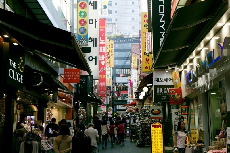 Namdaemun Market palaces in South Korea