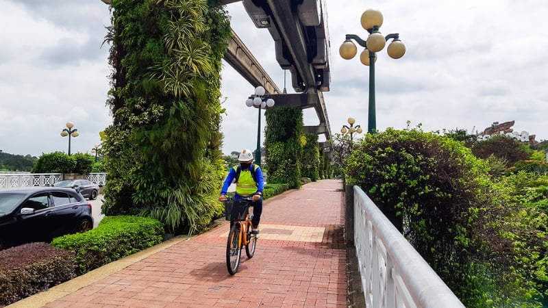 cycling routes singapore sentosa