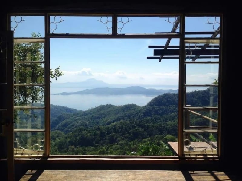 Taal Lake scenery from Tagaytay chalet