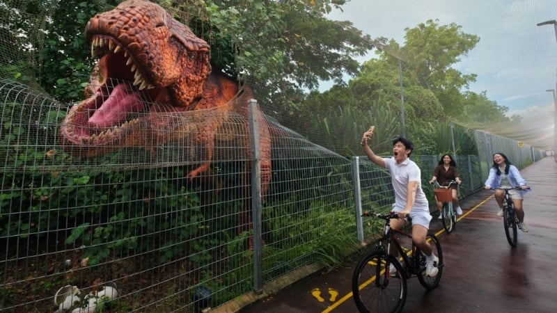 cycling routes singapore changi jurassic mile