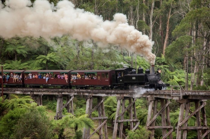 puffing billy steam train