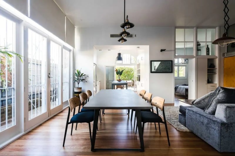 dining area in vacation rental