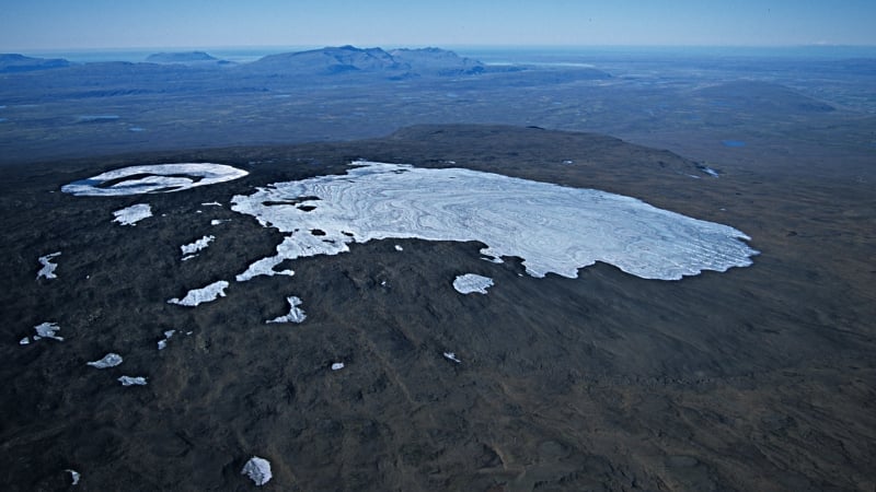 Okjokull Glacier, Iceland