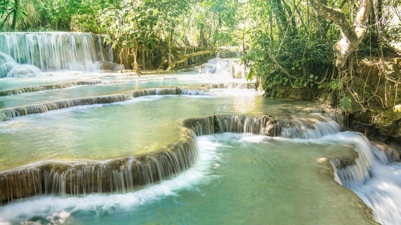 Kuang Si Falls in Laos