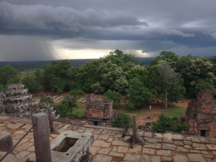 view at bakheng mountain