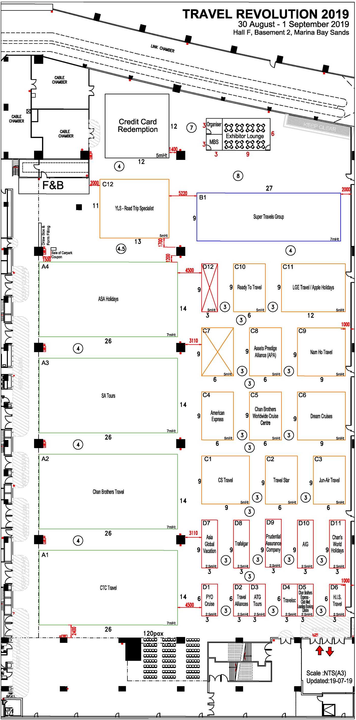 natas travel fair floor plan