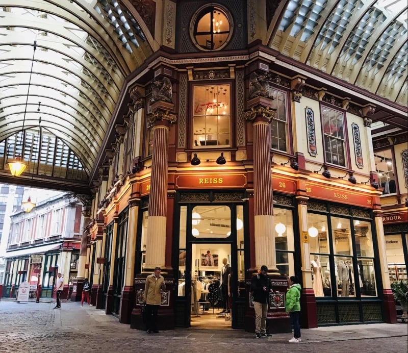 places to visit in london: leadenhall market