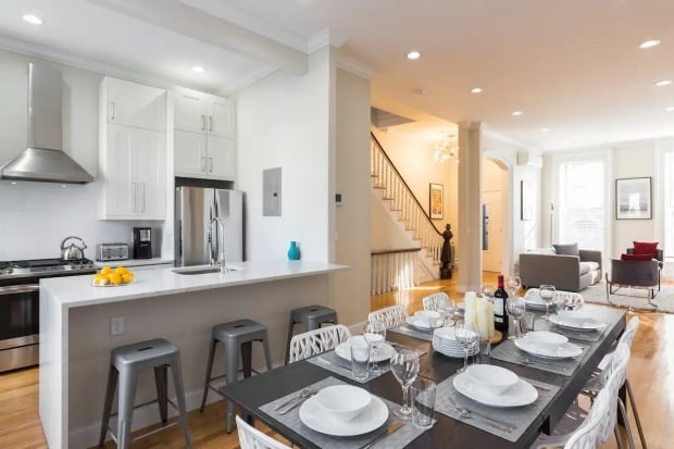 Spacious brownstone duplex with modern amenities