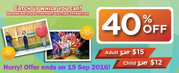 Save 40% Off Admission Ticket to Alive Museum Singapore