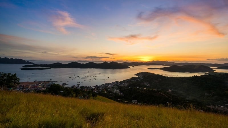 sunset at Mt Tapyas