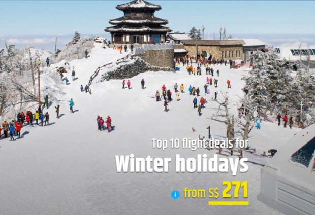 Winter Holiday Special from SGD271 with CheapTickets.sg