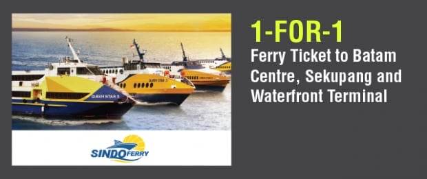 Sindo Ferry 1-FOR-1 Deal Exclusive for NTUC Cardmembers