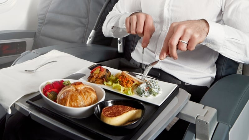 airplane food