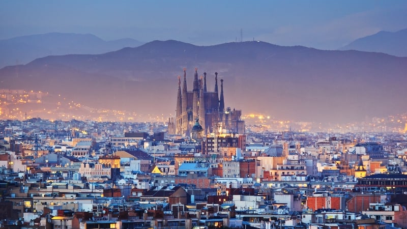 barcelona skyline