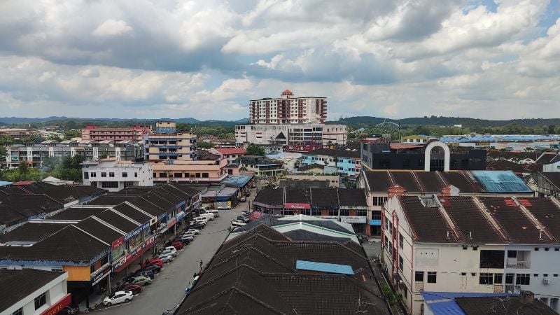 view of a town