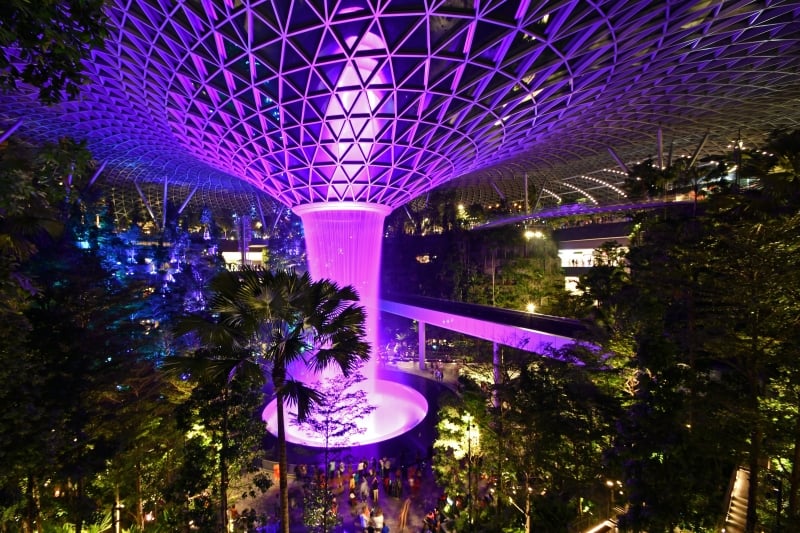 Jewel changi airport, singapore tourist attractions