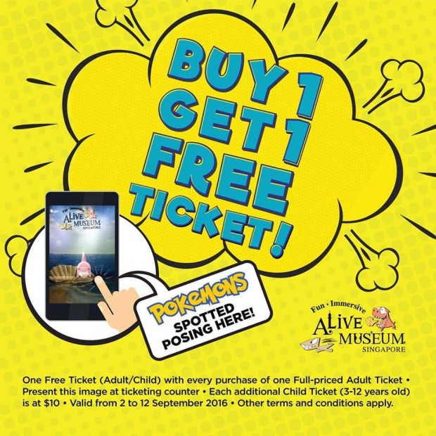 Hashtag and WIN a Pair of Alive Museum Singapore Tickets