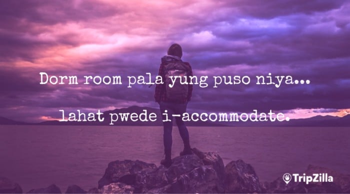 filipino backpacker hugot lines