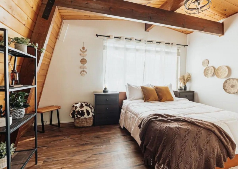 lovely property with rustic charm bedroom