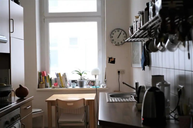 homely bedroom kitchen