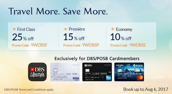 Travel More. Save More | Enjoy 25% Off Flights on Jet Airways with DBS / POSB Card