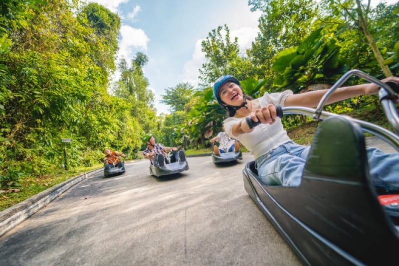 Luge singapore, sentosa, ride, top attractions singapore