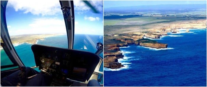 apostles aerial view