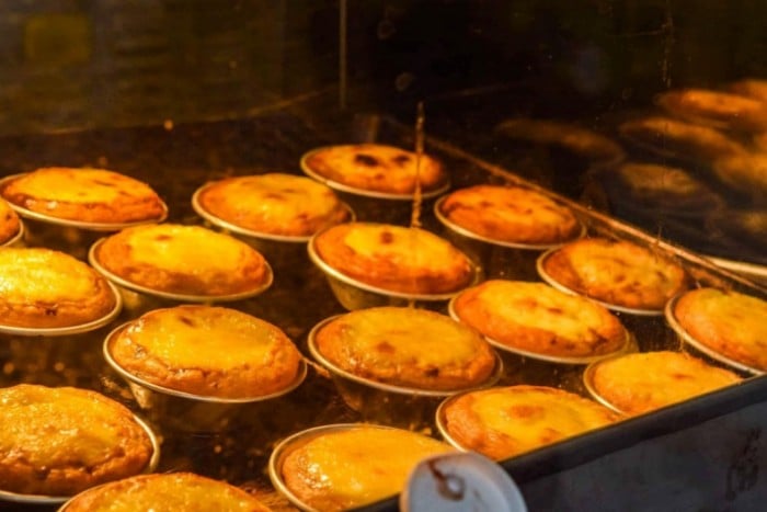 Portuguese egg tarts in Macau