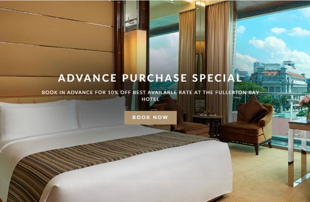 Advance Purchase Deal at The Fullerton Bay Hotel with 10% Savings