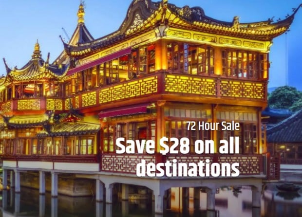 $28 Off Flights Anywhere in the World with CheapTickets.sg