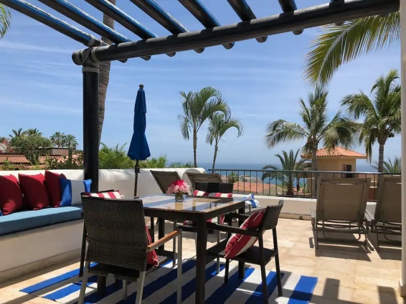 luxurious beach condo airbnb los cabos patio