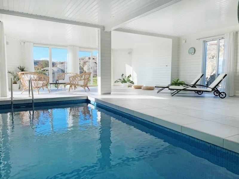 This villa with an indoor pool