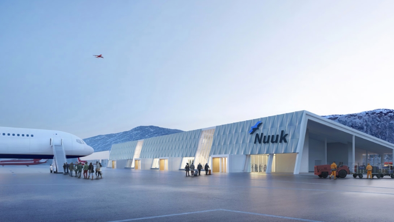 nuuk airport artist's impression