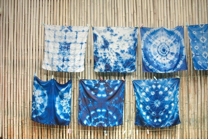 handkerchief print dye