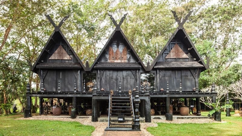 Baan Dam Museum, black house in Chiang Rai