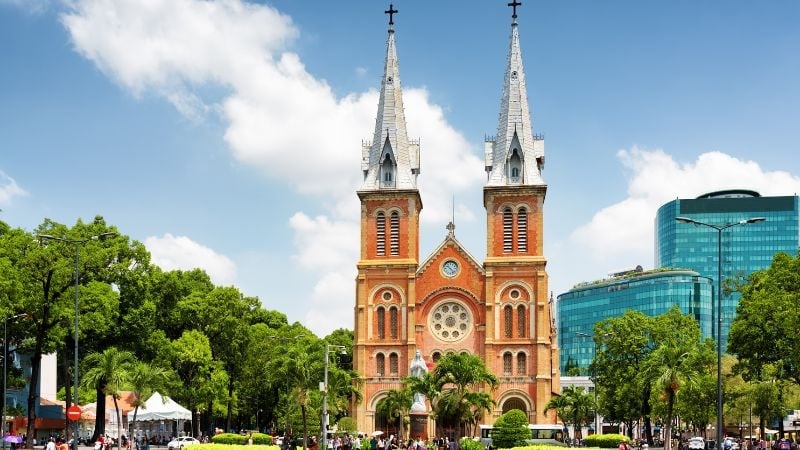 Notre Dame Cathedral in Ho Chi Minh City