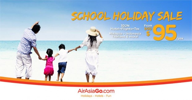 School Holiday Sale at AirAsiaGo from SGD95 1