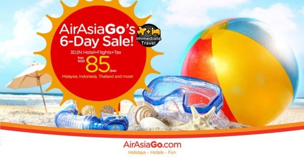 Enjoy Great Sale Getaway from SGD85 with AirAsiaGo