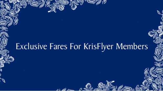 Fly more as KrisFlyer Member on Singapore Airlines from SGD198