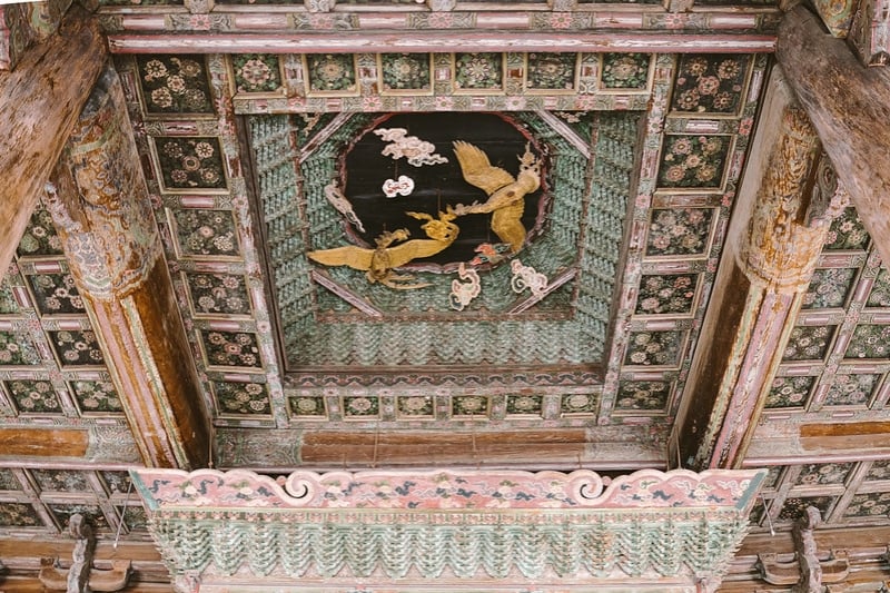 Interior of Changgyeonggung Palace of korea