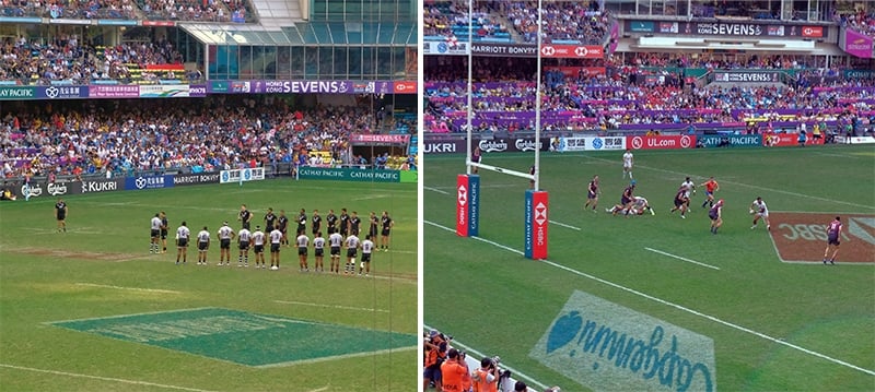 hong kong sevens rugby action