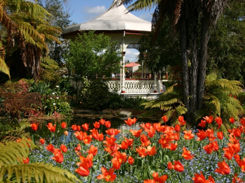 Rotorua Gardens, best places to visit in New Zealand in spring