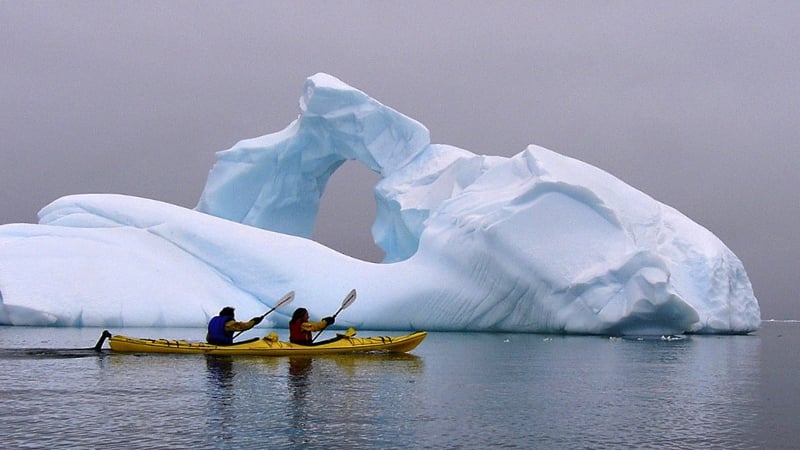 Kayaking in antarctica