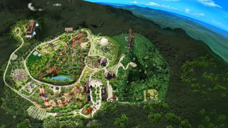 theme park map
