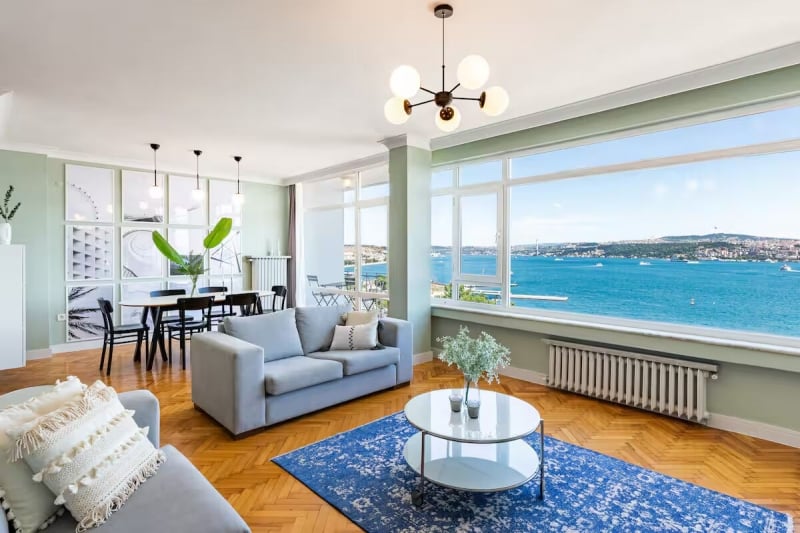 paranomic Airbnbs with Bosphorus views, istanbul 