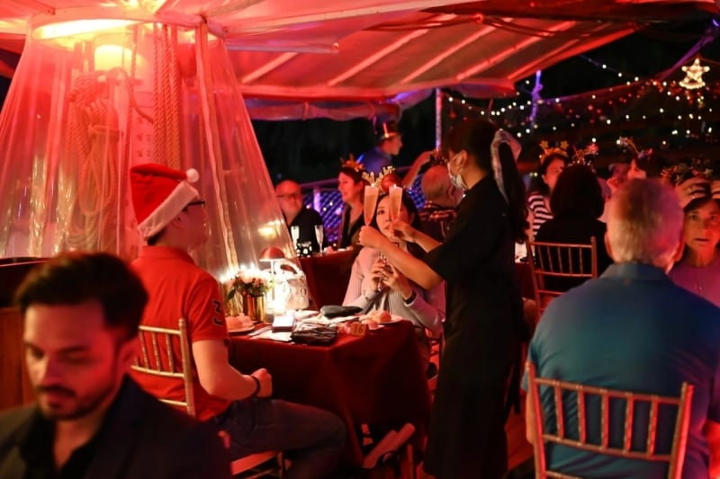 Christmas Cruise Dinner Aboard the Royal Albatross